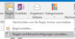 Postfach regeln erstellen 