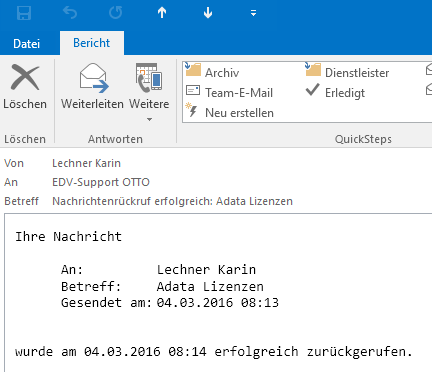 Nachrichten zur&uuml;ckrufen 3